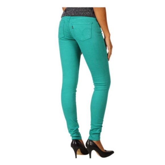 Levi's 535 Legging Jean Turquoise 7 - Picture 2 of 5
